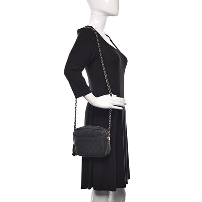 Chanel Caviar Quilted Small Coco Tassel Camera Case Dark Navy 2 of 11