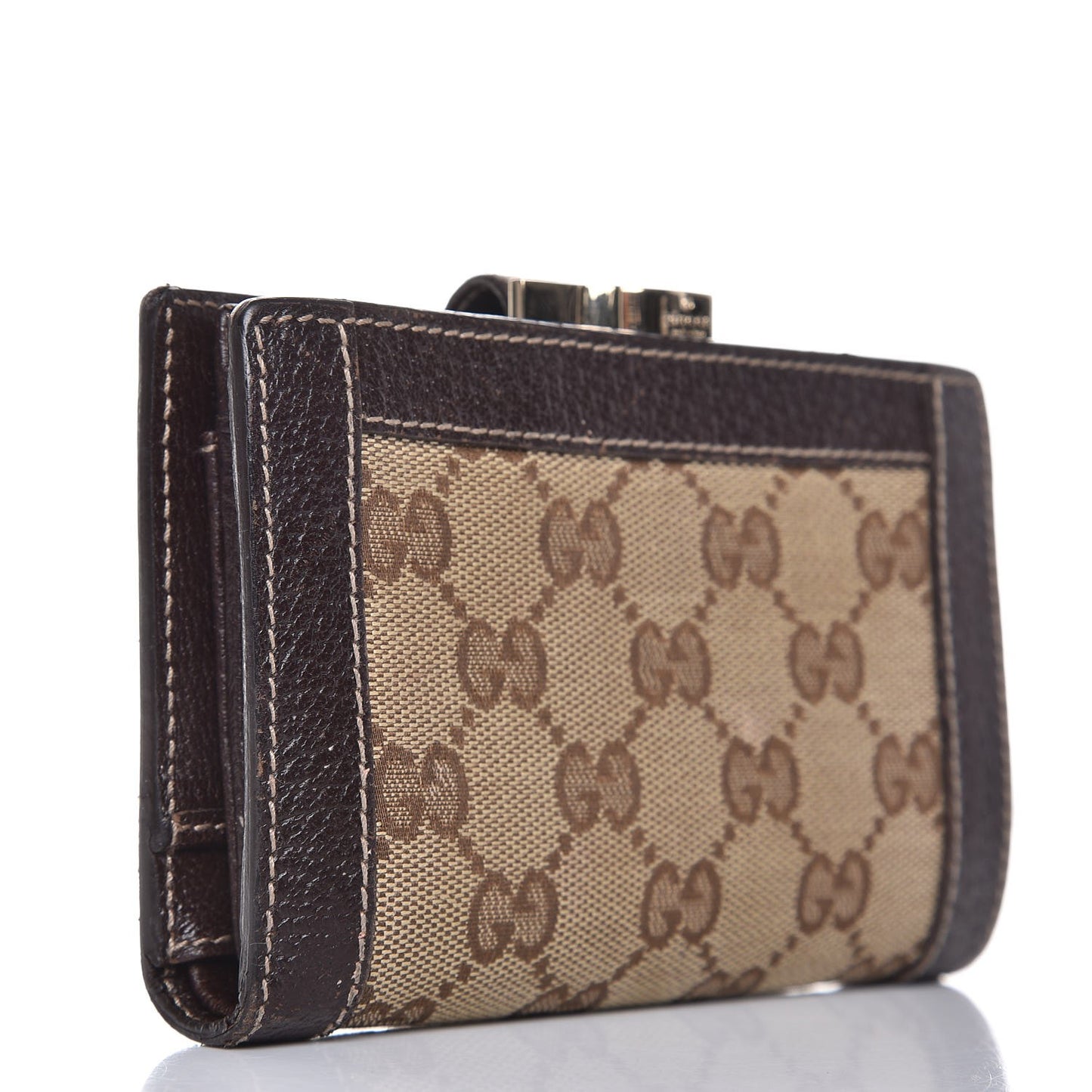 Monogram Charmy French Wallet Dark Brown