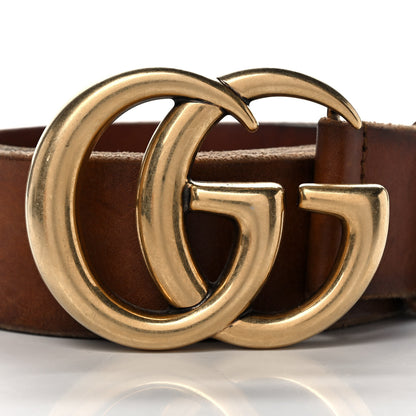 Gucci Faded Calfskin Double G 40mm Belt 95 38 Cuir 4 of 8
