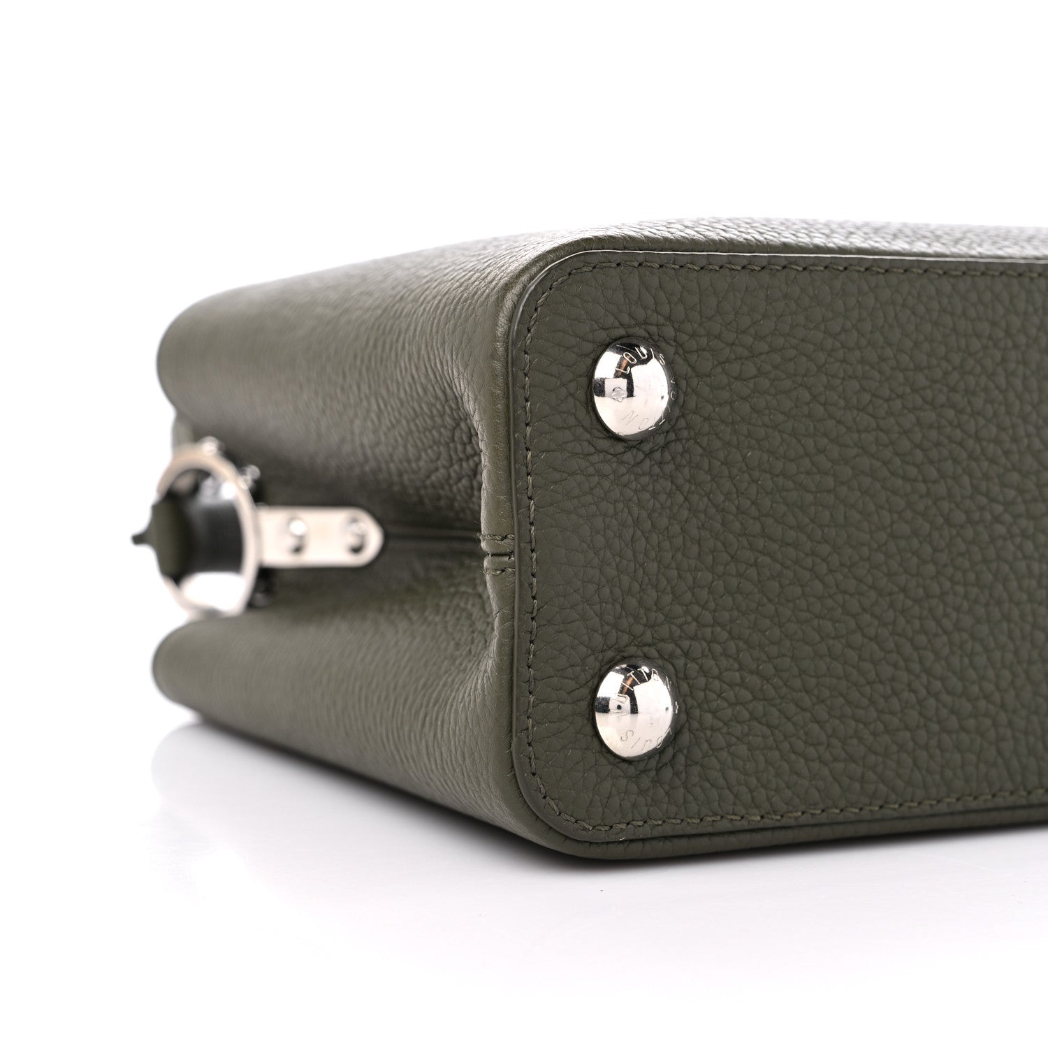 Louis Vuitton Taurillon Capucines BB Khaki 7 of 8