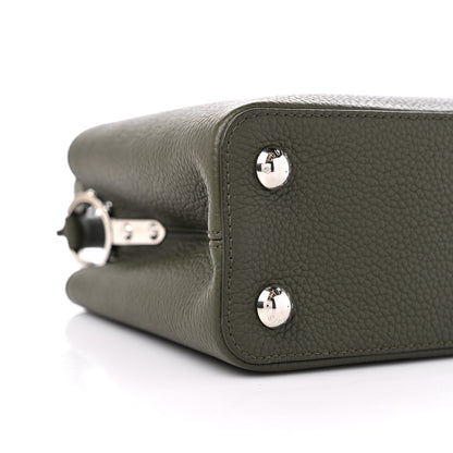 Louis Vuitton Taurillon Capucines BB Khaki 7 of 8