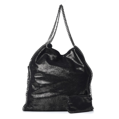 Stella McCartney Shaggy Deer Big Falabella Tote Black 1 of 10