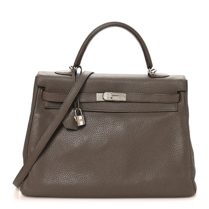 Hermes Togo Kelly Retourne 35 Etain 1 of 10