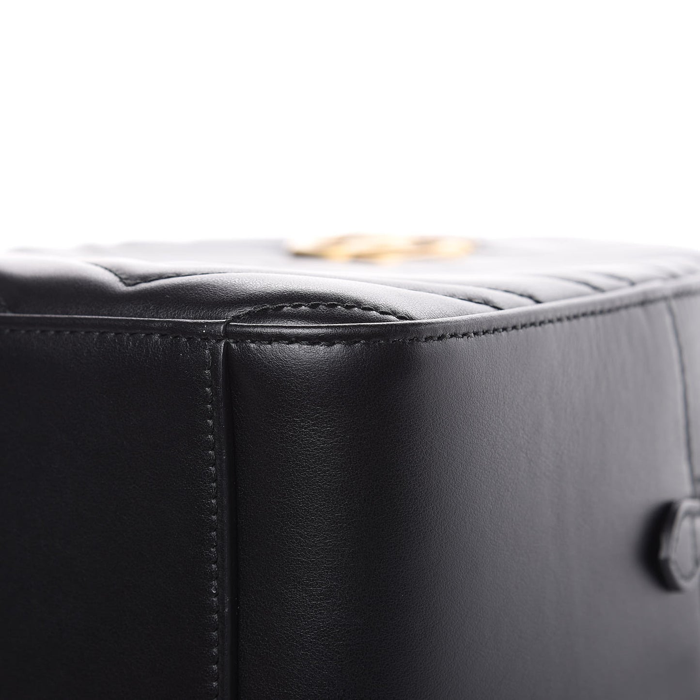 Calfskin Matelasse GG Marmont Backpack Black