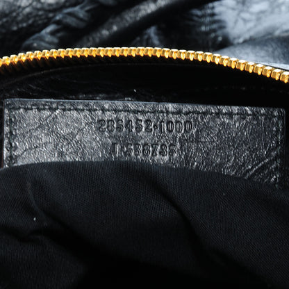 Balenciaga Agneau Giant 12 Gold Hardware Weekender Black 8 of 9