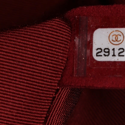 Chanel Lambskin Chevron Quilted Flap Red 9 of 12