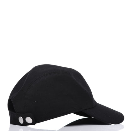 Hermes Cotton Nevada Street Hat 58 Black 4 of 6