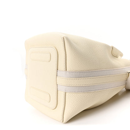 Loro Piana Grained Calfskin Small Bale Bag Whisper White 10 of 10