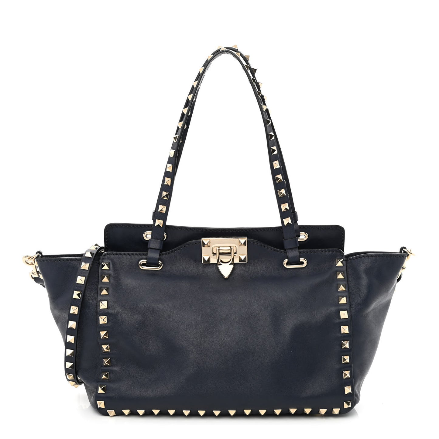 Vitello Small Rockstud Tote Marine