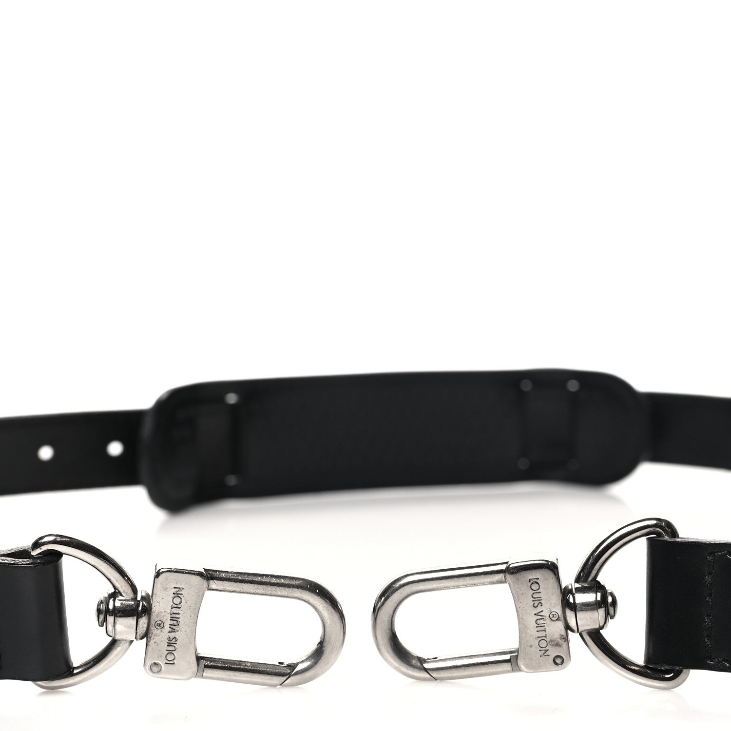 Louis Vuitton Calfskin Adjustable Shoulder Strap Black 3 of 3