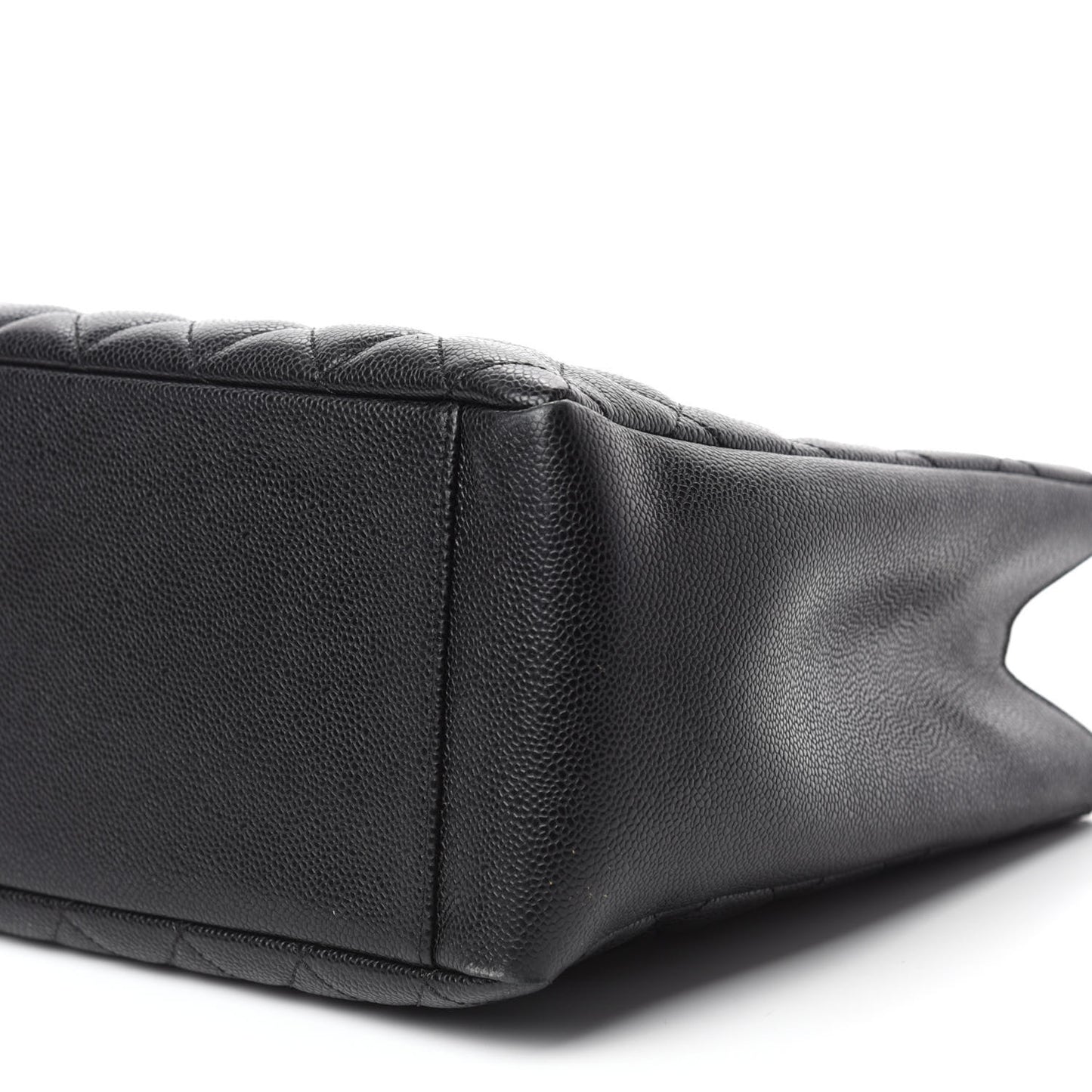Caviar Quilted Grand Shopping Tote GST Black