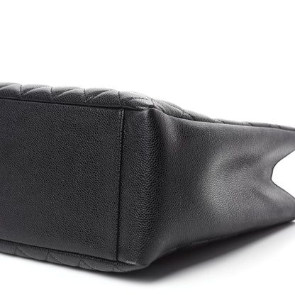 Chanel Caviar Quilted Grand Shopping Tote GST Black 7 of 12