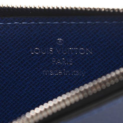 Louis Vuitton Monogram Taiga Coin Card Holder Cobalt 6 of 7
