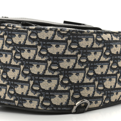 Christian Dior Grained Calfskin Oblique Gallop Sling Bag Black 10 of 11