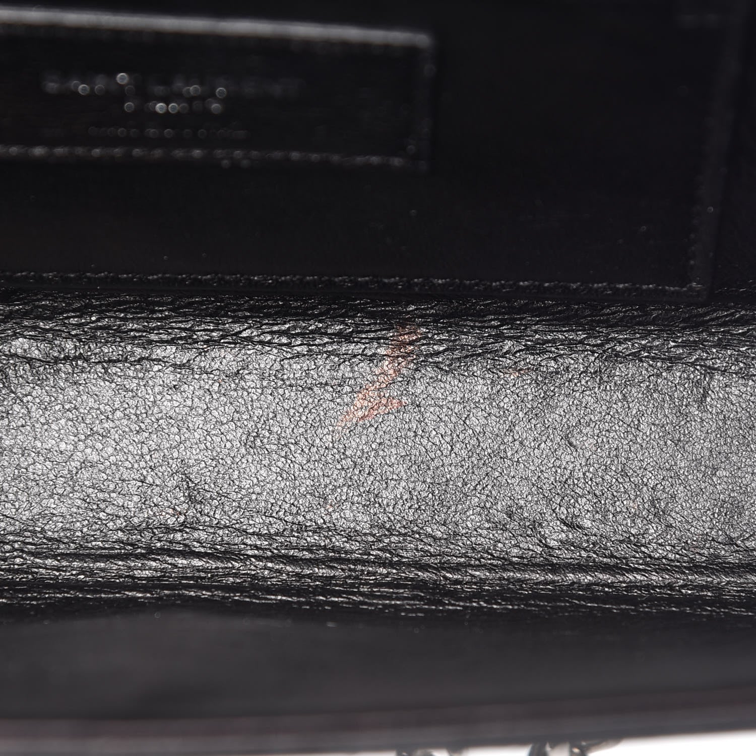 Saint Laurent Suede Crystal Studded Small Classic Monogram Kate Tassel Satchel Black 7 of 16