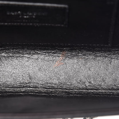 Saint Laurent Suede Crystal Studded Small Classic Monogram Kate Tassel Satchel Black 7 of 16