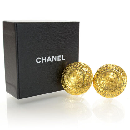 Chanel Rue Cambon Clip On Earrings Gold 4 of 4