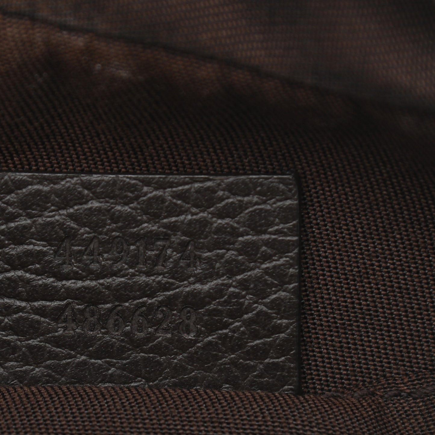 Monogram Belt Bag Dark Brown