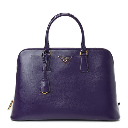 Prada Saffiano Vernice Promenade Tote Viola 1 of 8