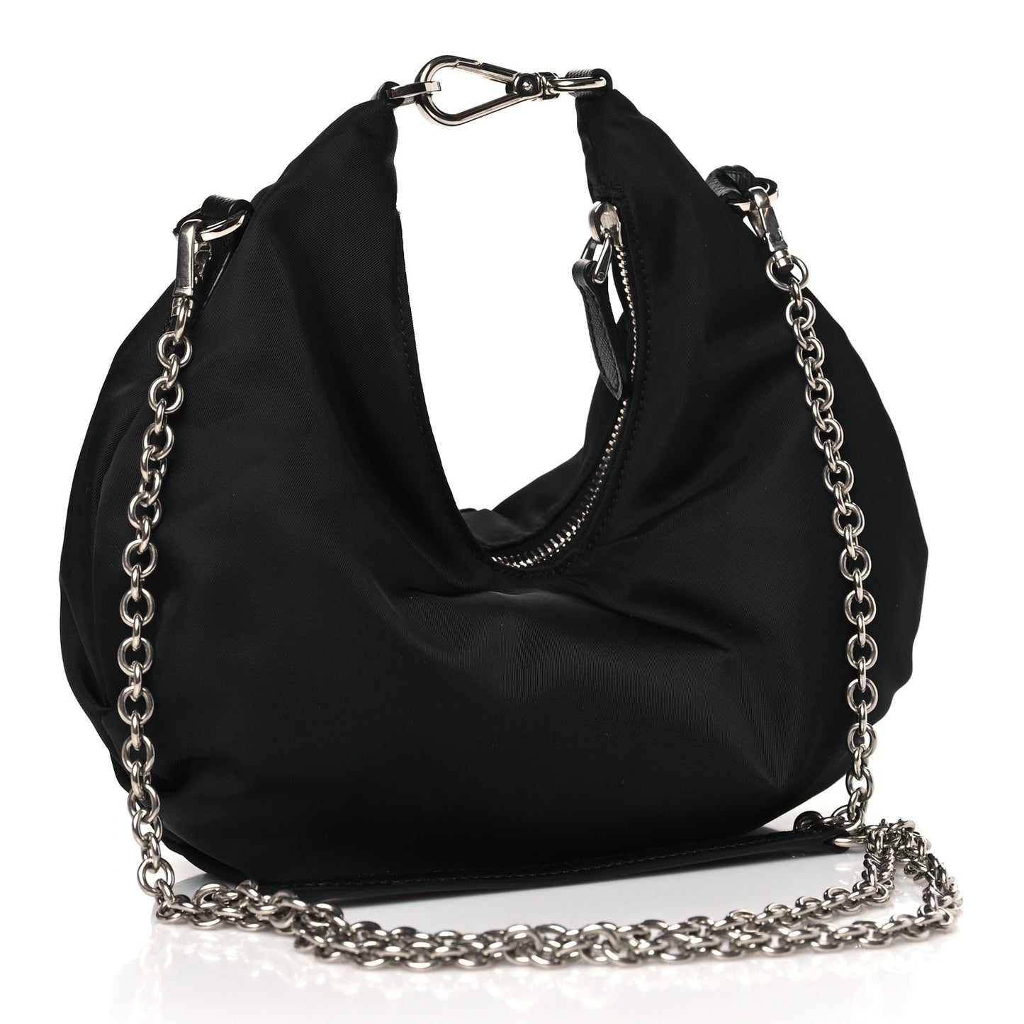 Tessuto Nylon Saffiano Re-Edition 2006 Shoulder Bag Black
