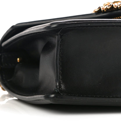 Dolce & Gabbana Smooth Calfskin Small Devotion Envelope Top Handle Bag Black 9 of 10