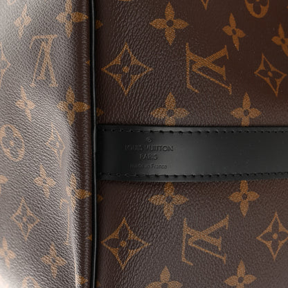Louis Vuitton Monogram Macassar Keepall Bandouliere 45 5 of 12