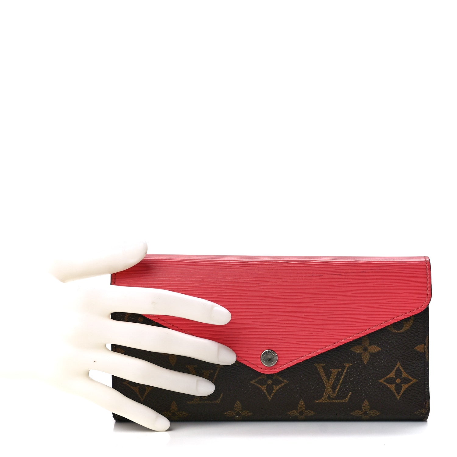 Louis Vuitton Monogram Epi Marie-Lou Long Wallet Corail 2 of 12