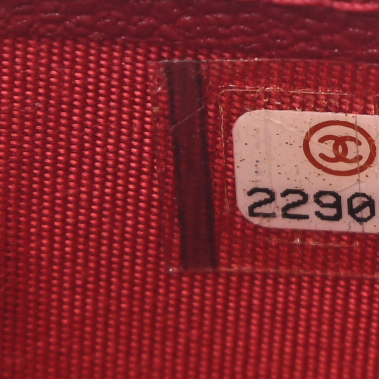 Chanel Caviar CC Zip Card Holder Red 7 of 7
