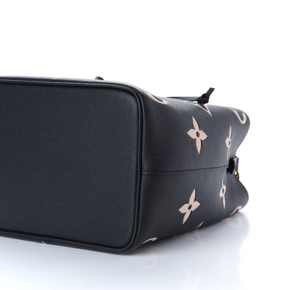 Louis Vuitton Empreinte Monogram Giant Neonoe MM Black Beige 8 of 8