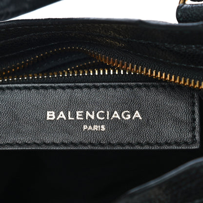 Balenciaga Chevre Gold Metallic Edge Hardware Mini City Black 6 of 11