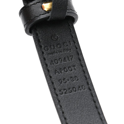 Gucci Calfskin Double G 20mm Belt 95 38 Black 7 of 7