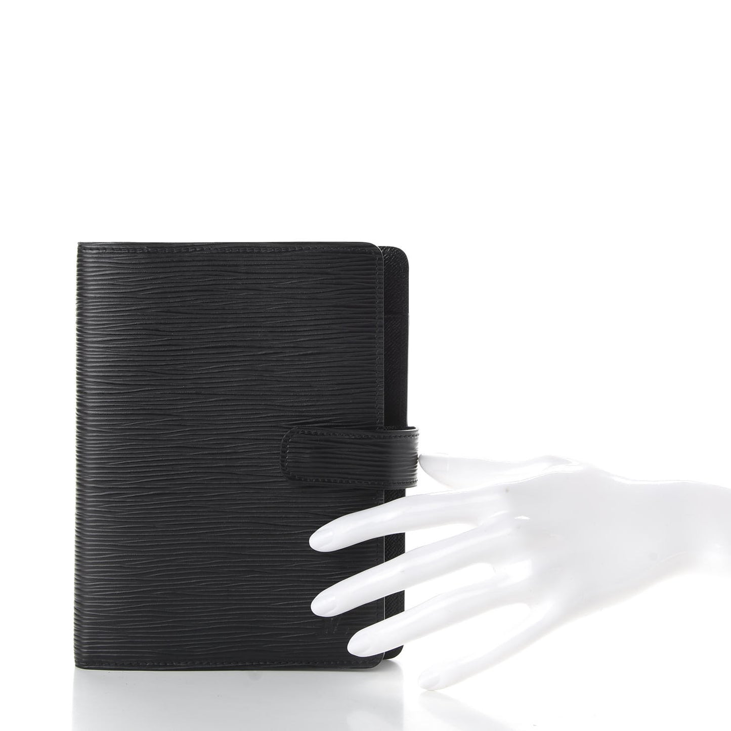 Epi Medium Ring Agenda Cover Black