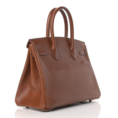 Hermes Box Birkin 30 Gold 3 of 36