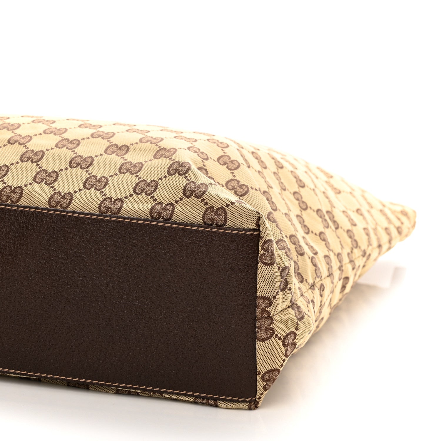 Gucci GG Monogram Large Web Handle Vertical Tote Dark Brown 10 of 10