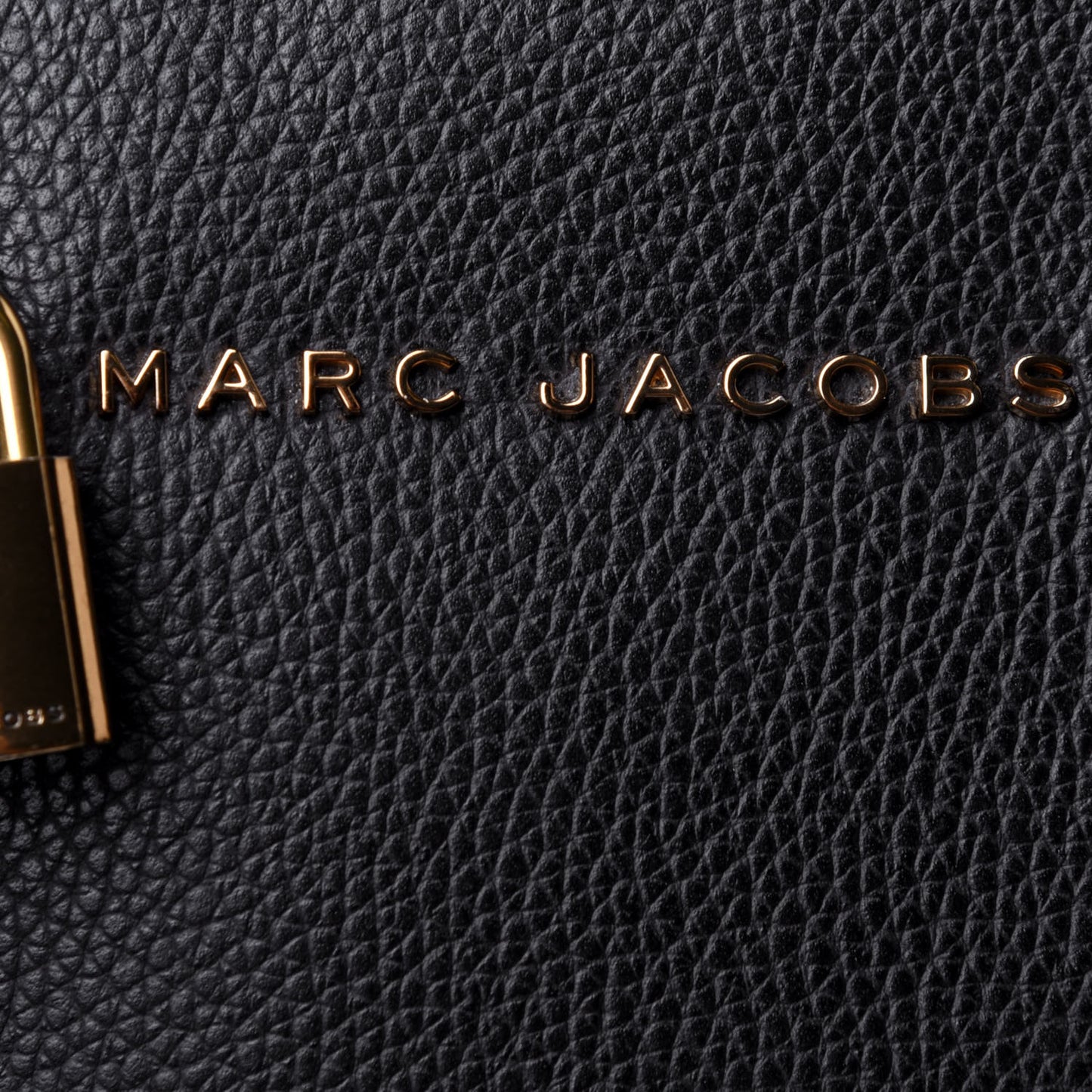 Pebbled Calfskin Editor Shopping Tote Black