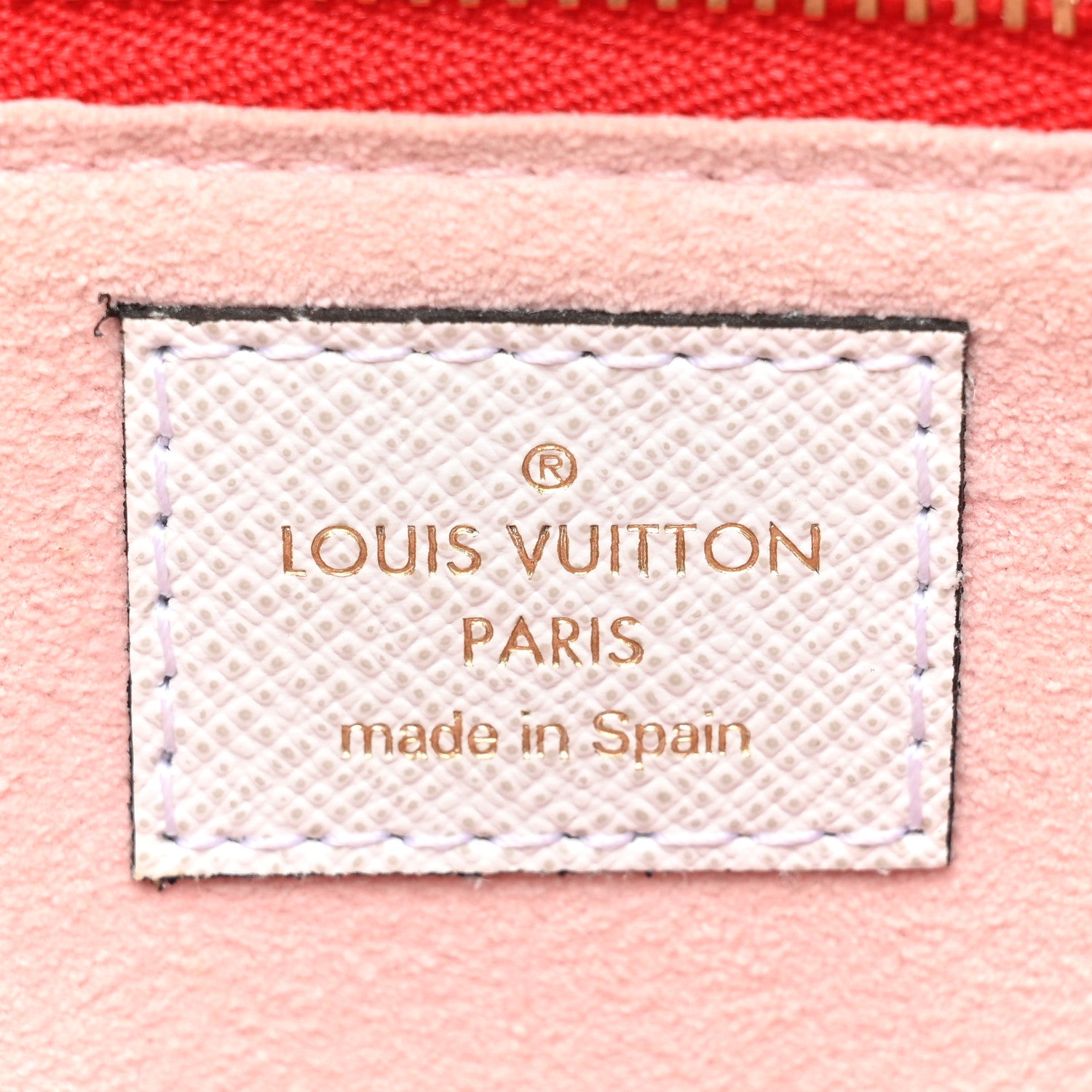 Louis Vuitton Monogram Giant Double Zip Pochette Rouge 8 of 12