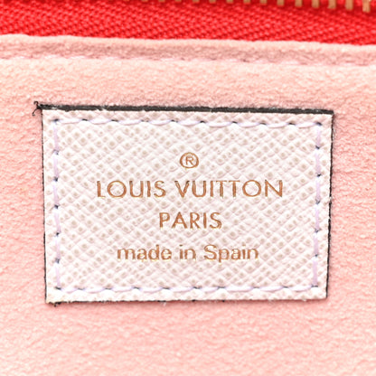Louis Vuitton Monogram Giant Double Zip Pochette Rouge 8 of 12