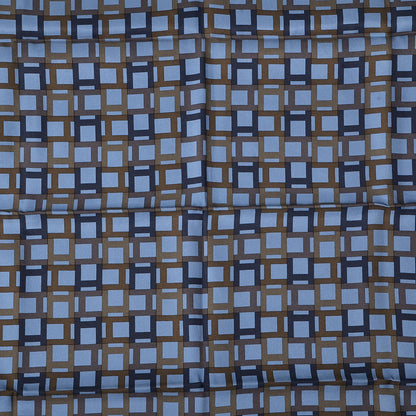 Hermes Silk Modulation Scarf 70 Azur Bronze Ardoise 1 of 5