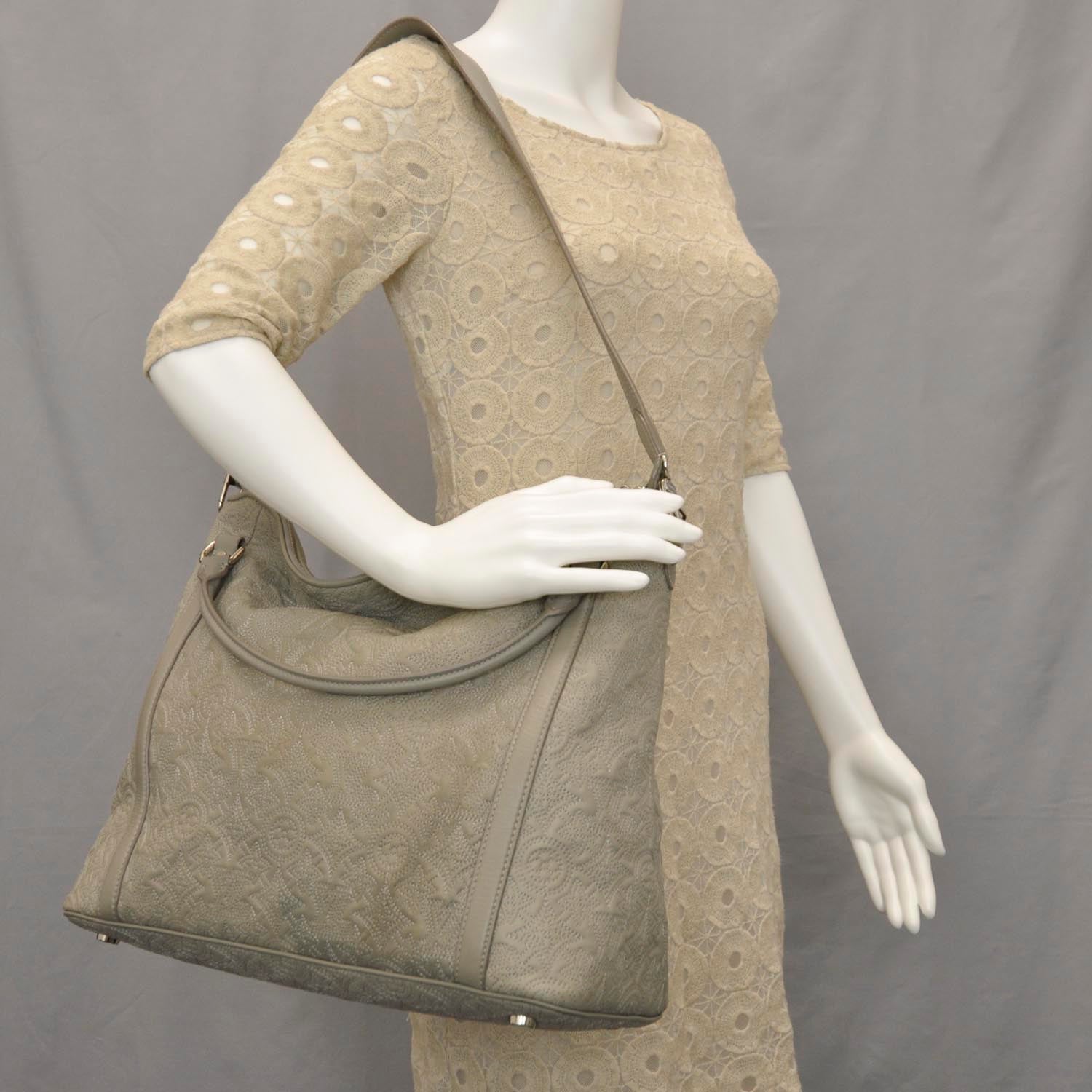 Louis Vuitton Monogram Antheia IXIA MM Grey 2 of 8