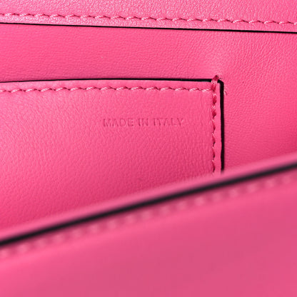 Valentino Garavani Calfskin Vlogo Loco Shoulder Bag Feminine Pink 7 of 12