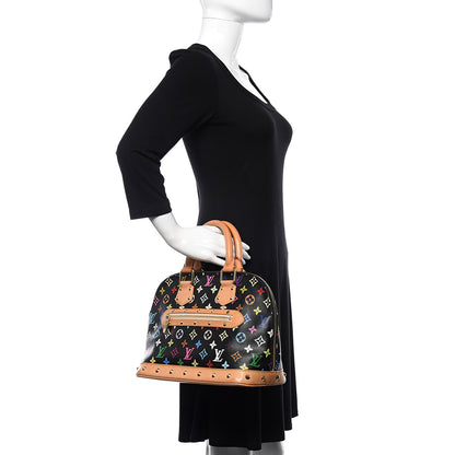 Louis Vuitton Monogram Multicolor Alma Black 2 of 15