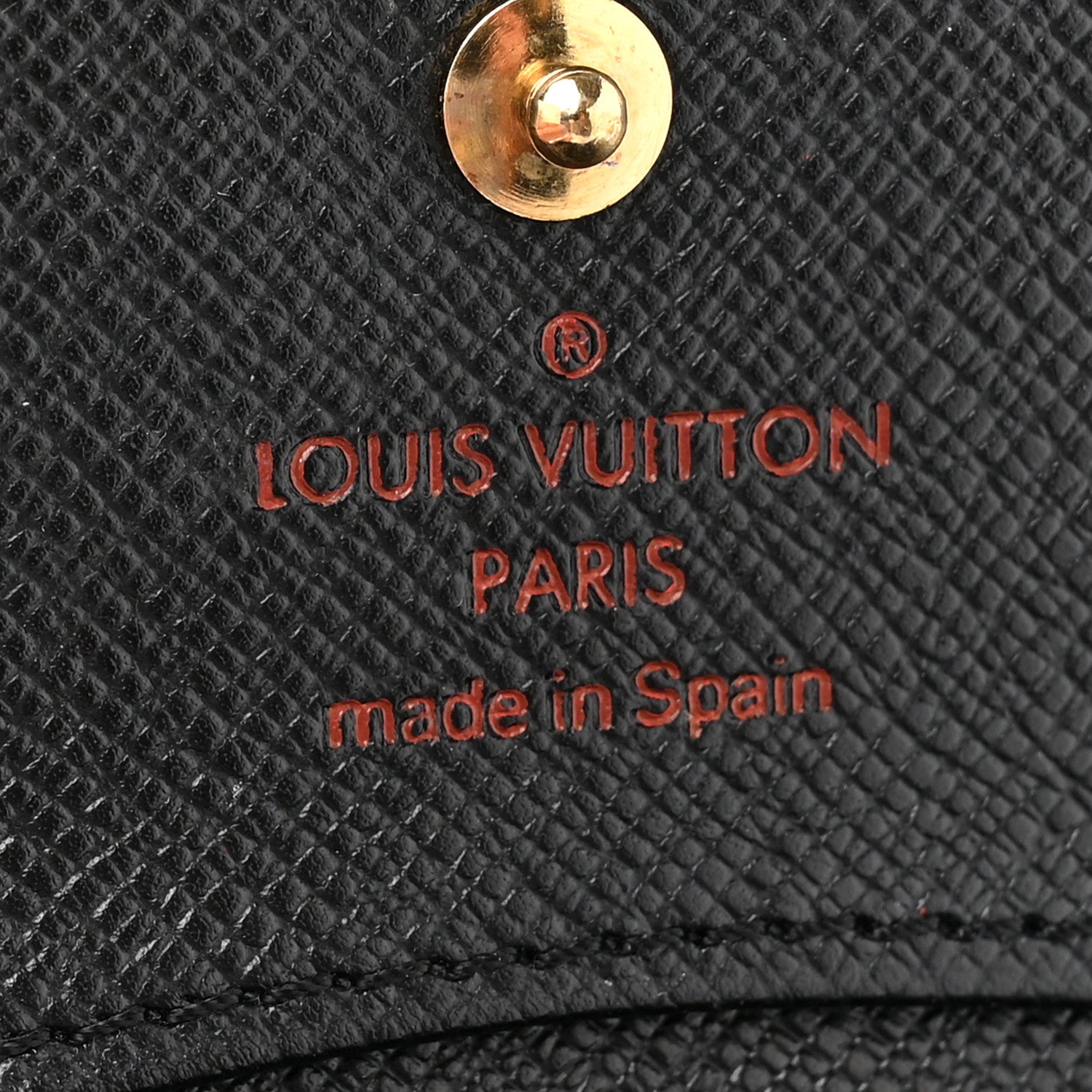 Louis Vuitton Epi Coin Purse Wallet Black 6 of 8
