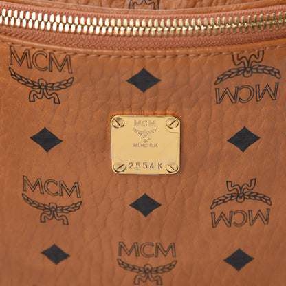 MCM Visetos Stark Belt Bag Cognac 10 of 10