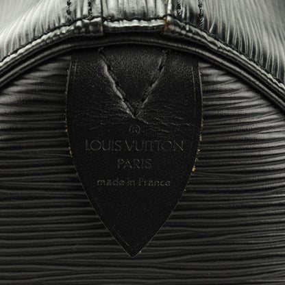 Louis Vuitton Epi Speedy 25 Black 9 of 10