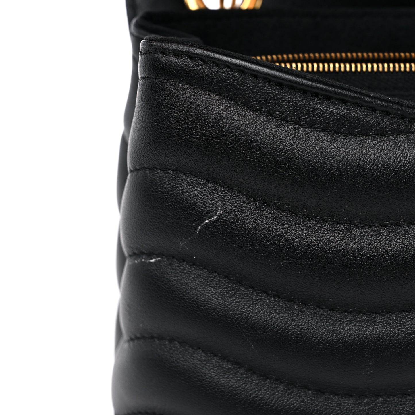 Calfskin LV New Wave Chain Bag Black