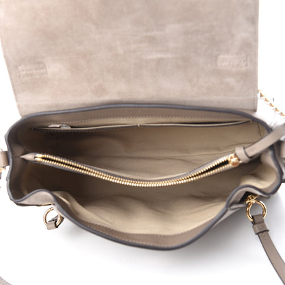 Chloe Calfskin Small Faye Day Shoulder Bag Motty Grey 5 of 10