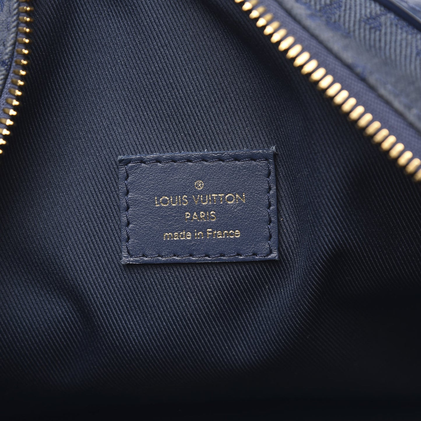 Denim Monogram Soft Trunk Navy