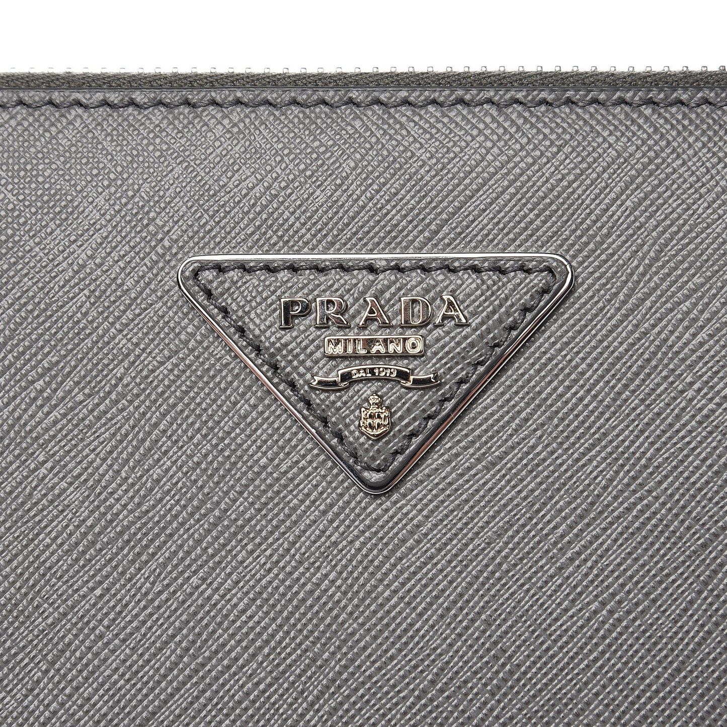 Saffiano Medium Galleria Double Zip Tote Marmo