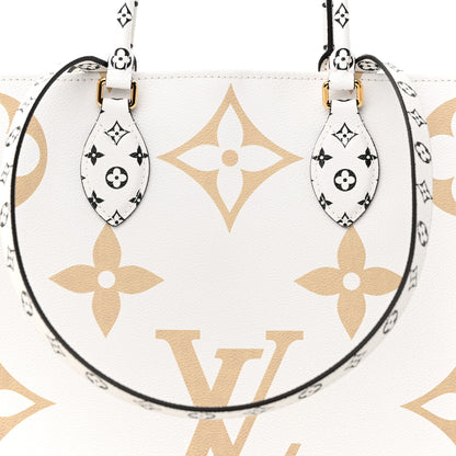 Louis Vuitton Monogram Giant Onthego GM Kaki Beige 7 of 11