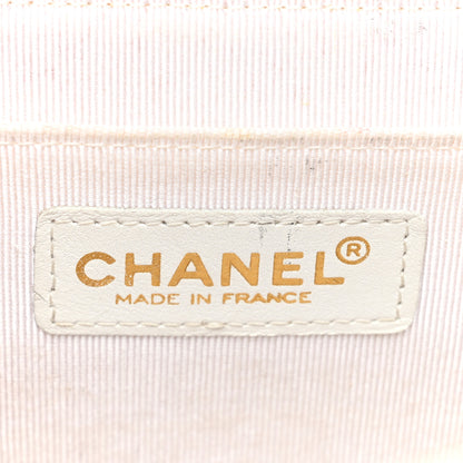 Chanel Calfskin Quilted Medium Wild Stitch Flap White 6 of 19